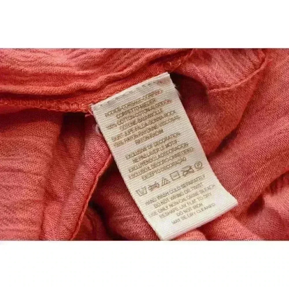 Free People Dress Size Small 100% Cotton Embroidered Flowy Lightweight Boho - Picture 12 of 13